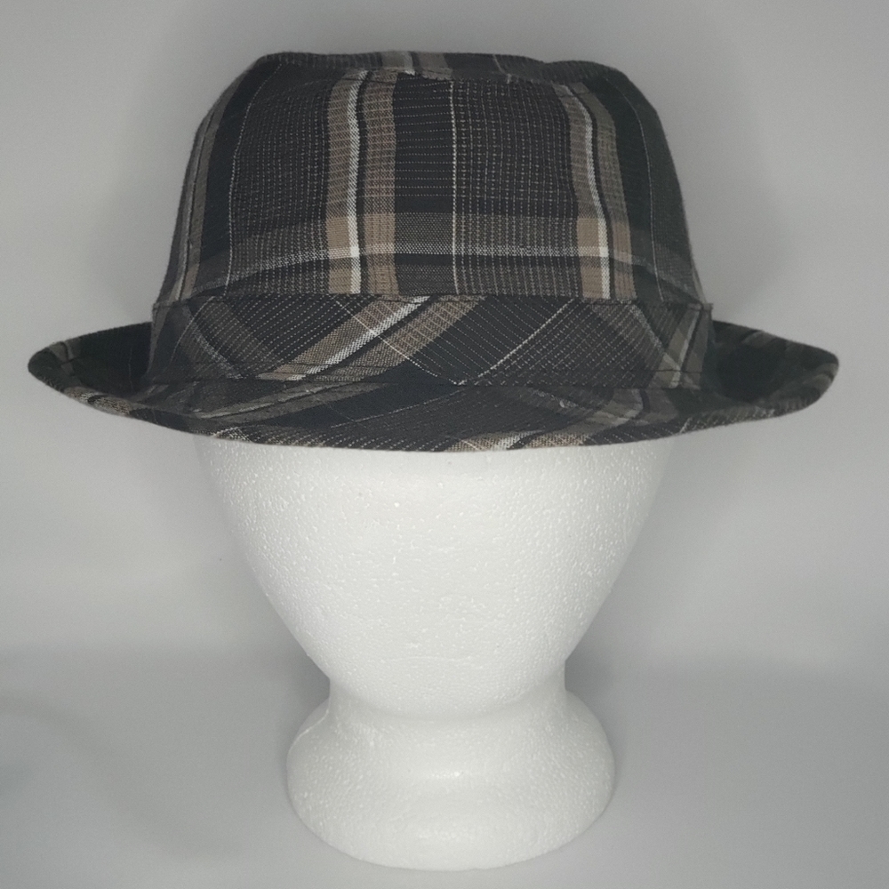 Plaid Fedora hat